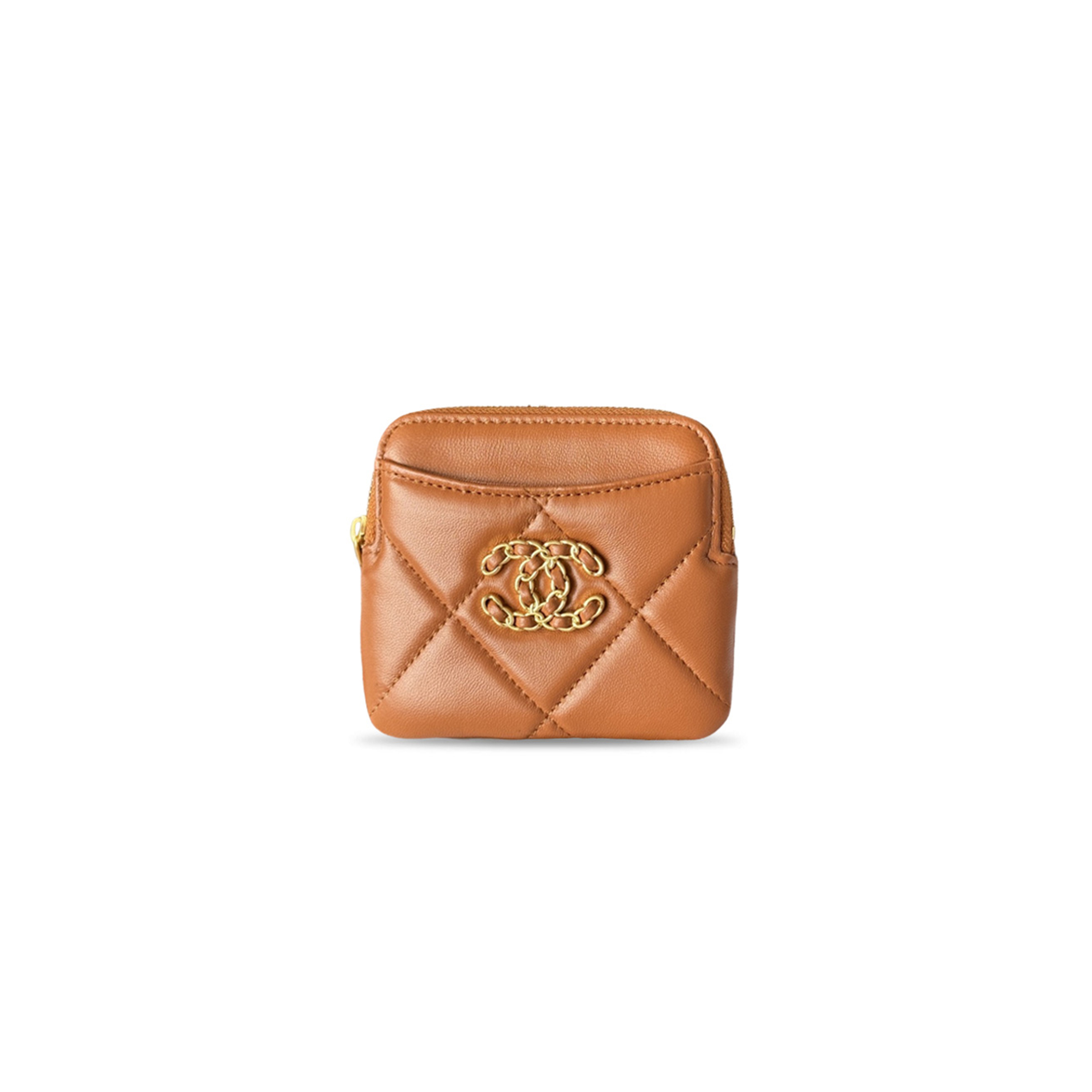 CHANEL 19 WALLET WITH ZIPPER AP2086 (11*9.5*2.5cm)